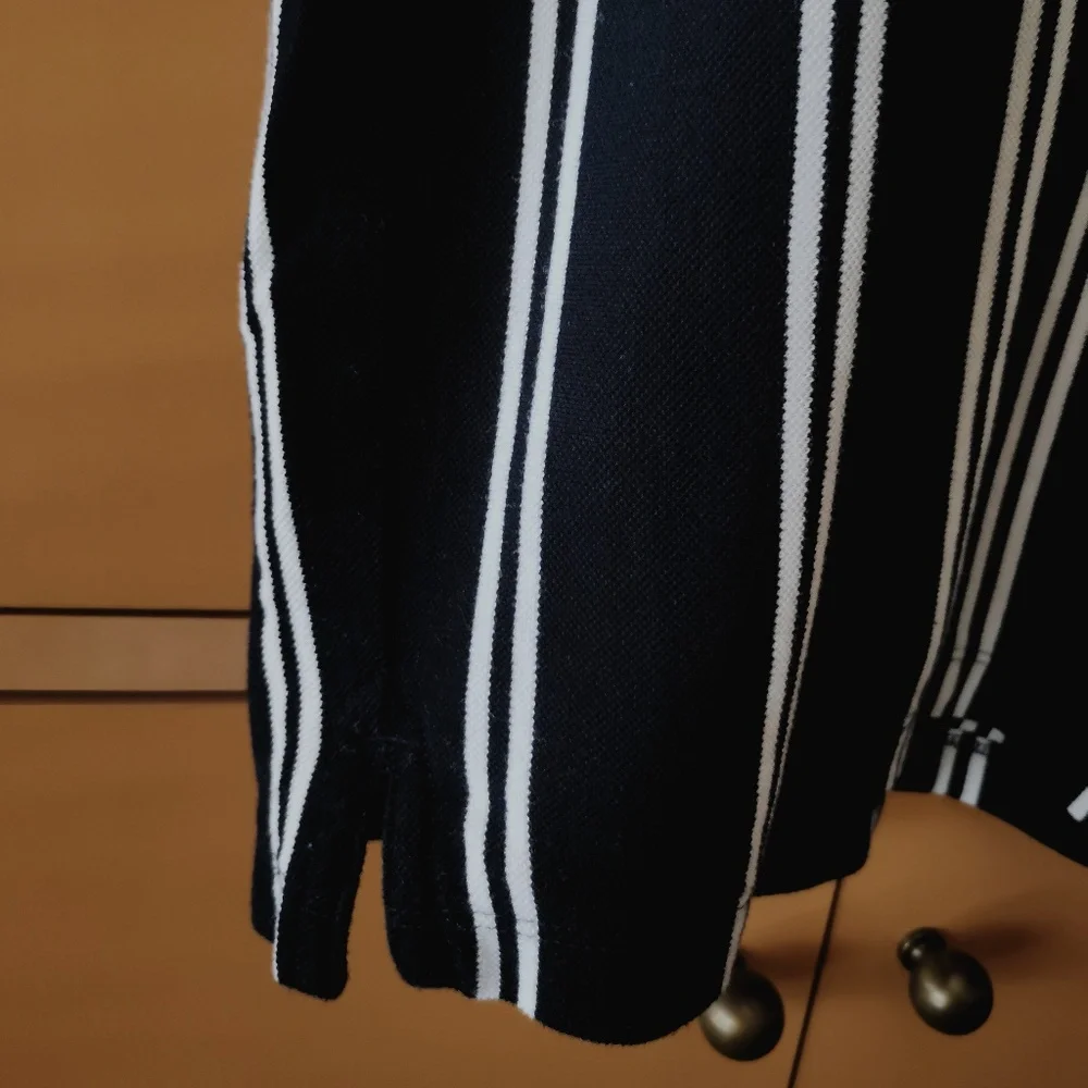 MANGO Striped cotton polo shirt - (XL) - Picture 8 of 11